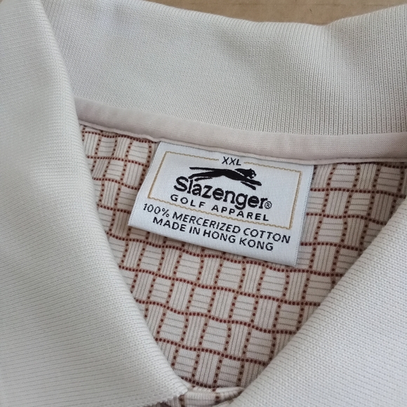 XXL Slazenger Golf Apparel Polo Shirt 100% Mercerized Cotton - Picture 5 of 16